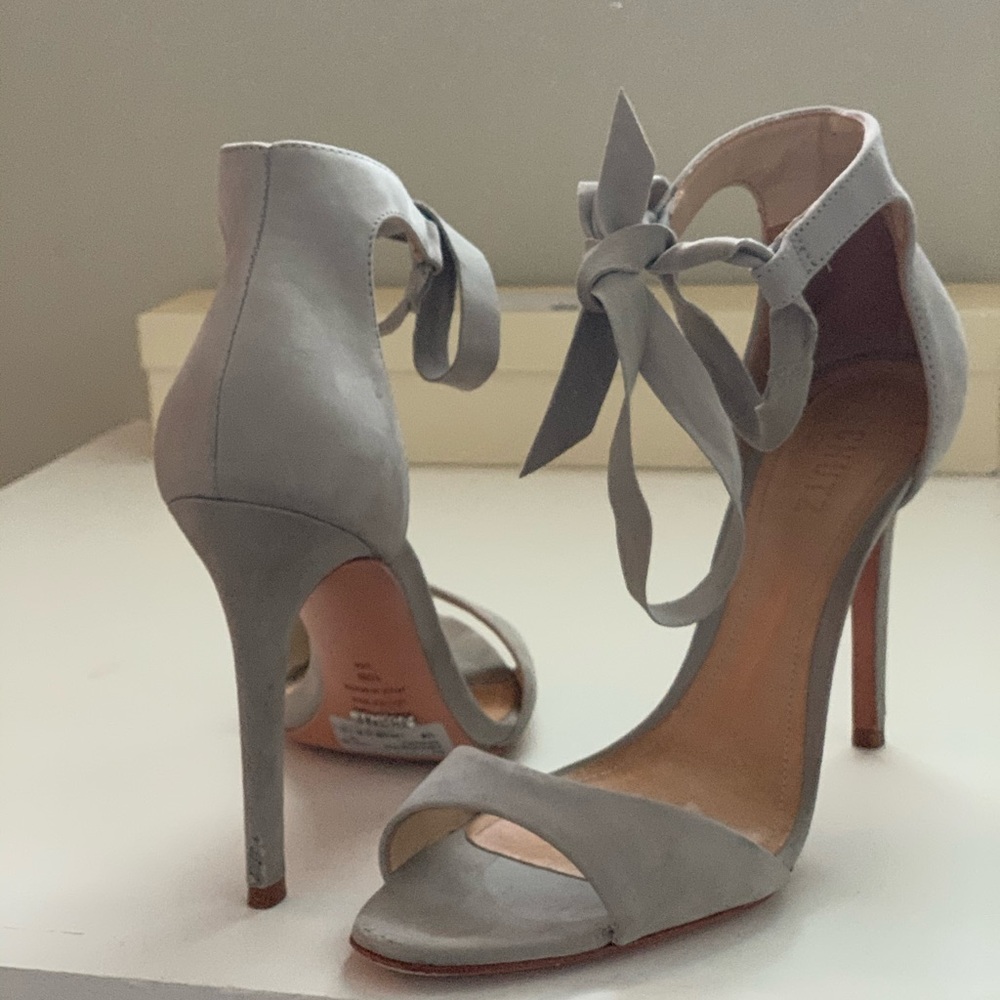 Schultz grey suede heel sandals